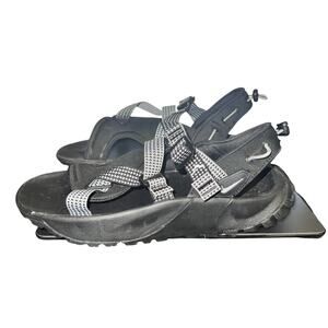 Nike Oneonta Sandals Women's Size 11 Black Wolf Gray Pure Platinum Shoesmm